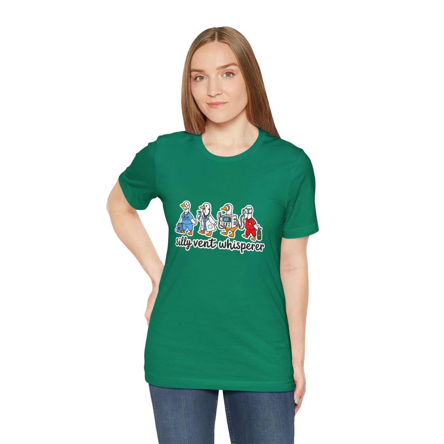 Silly Vent Whisperer Tee — Funny Crew respiratory care club