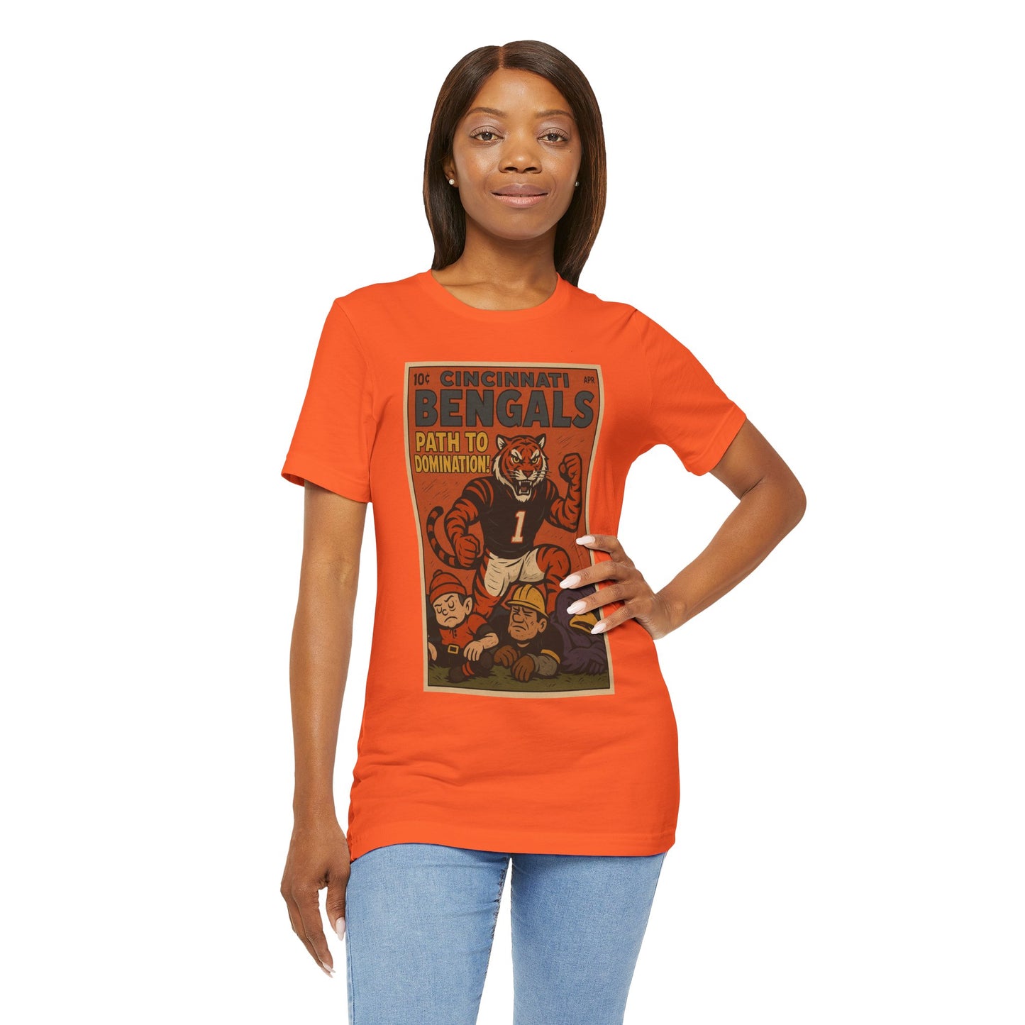 Cincinnati Bengals Comic cover Path to Domination Unisex Short Sleeve Tee -