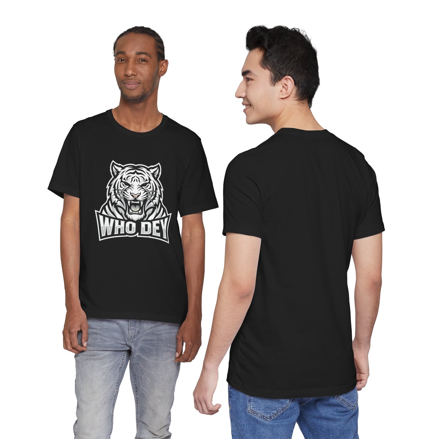 Tiger 'Who Dey' Graphic Tee — Bold Mascot Shirt for Fans