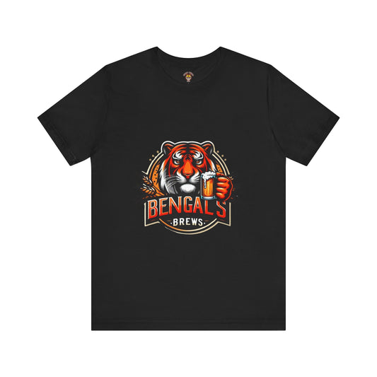 Bengals and Brews Tee Unisex Jersey Short Sleeve Tee
