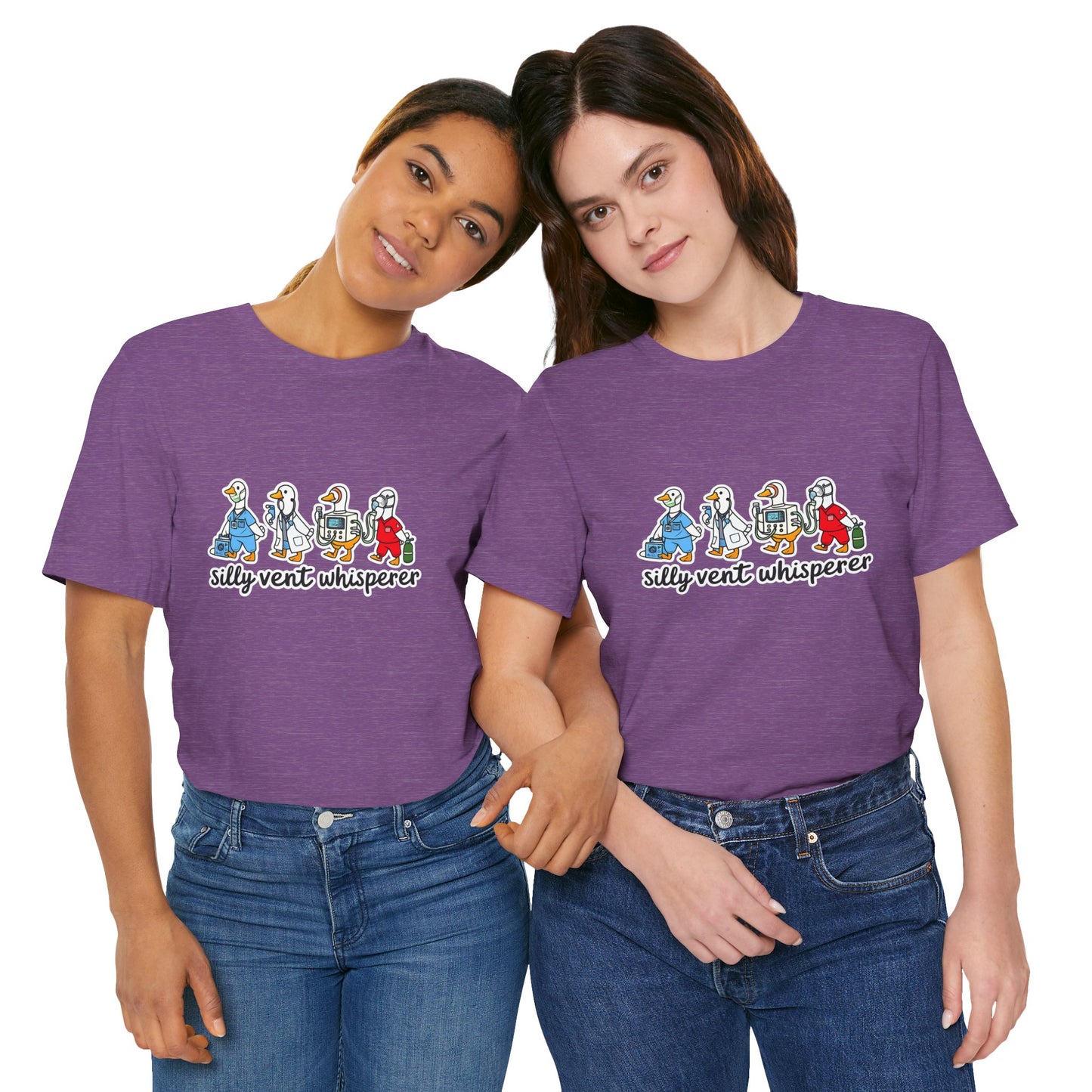 Silly Vent Whisperer Tee — Funny Crew respiratory care club