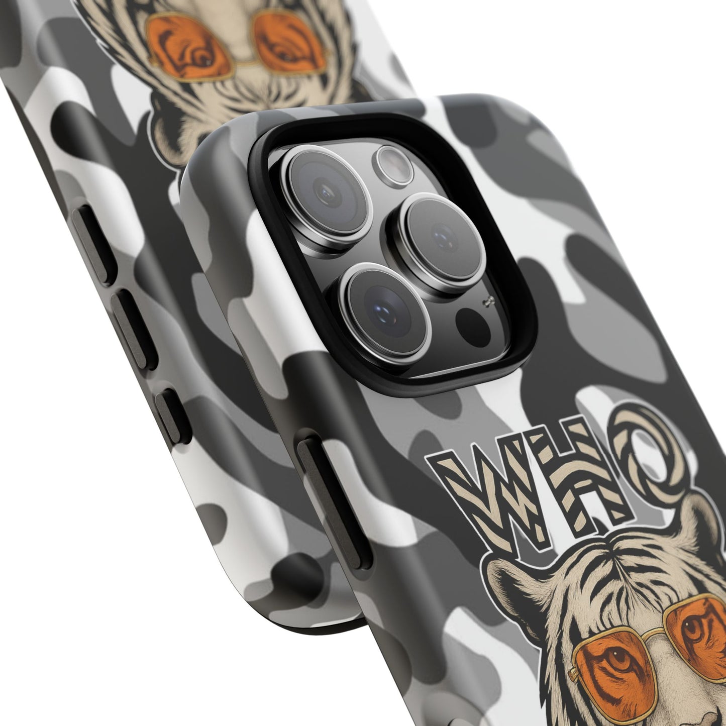 WhiteOut Tiger Phone Case for iPhone