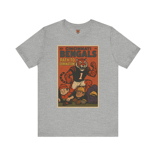 Cincinnati Bengals Comic cover Path to Domination Unisex Short Sleeve Tee -