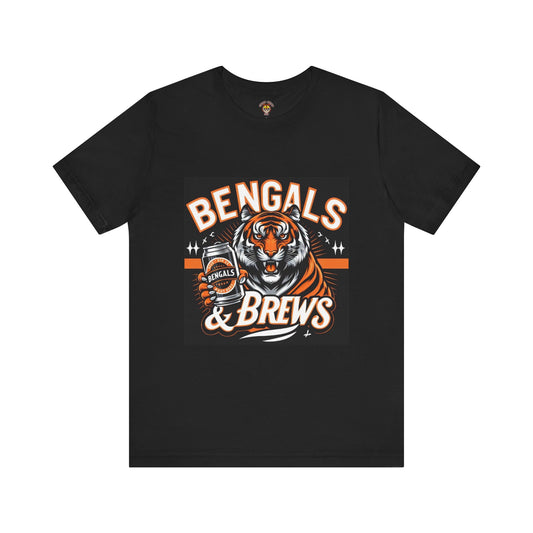Bengals & Brews Unisex Jersey Short Sleeve Tee