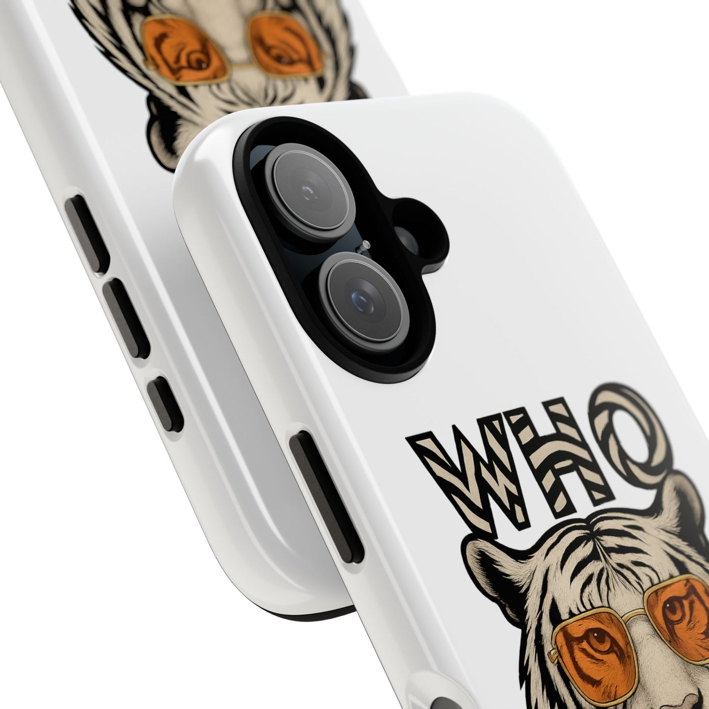 White Bengal Phone Case with Cool Tiger Design | Who Dey | Perfect Gift for Bengals fans