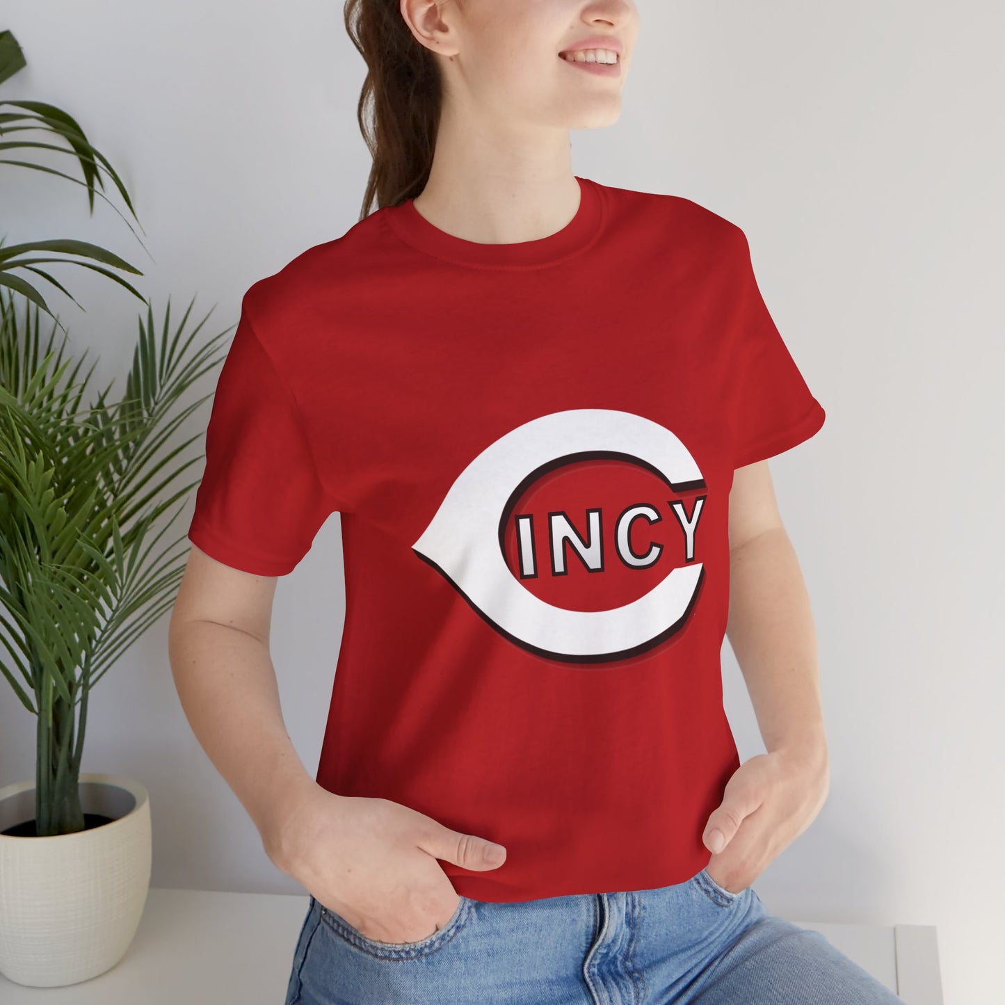 CINCY (Reds) Unisex Jersey Short Sleeve Tee