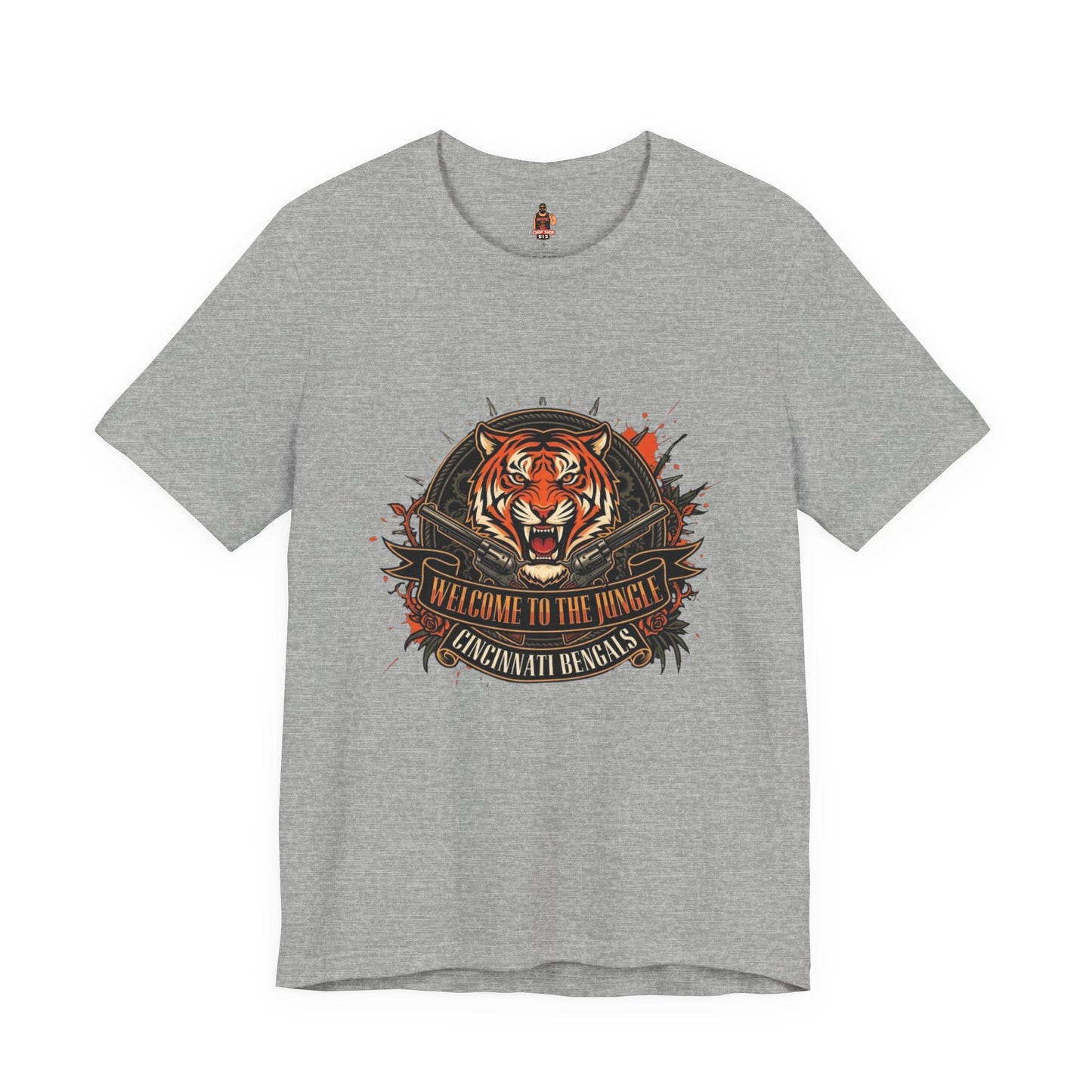 Cincinnati Bengals "Welcome to the Jungle" Tiger T-Shirt