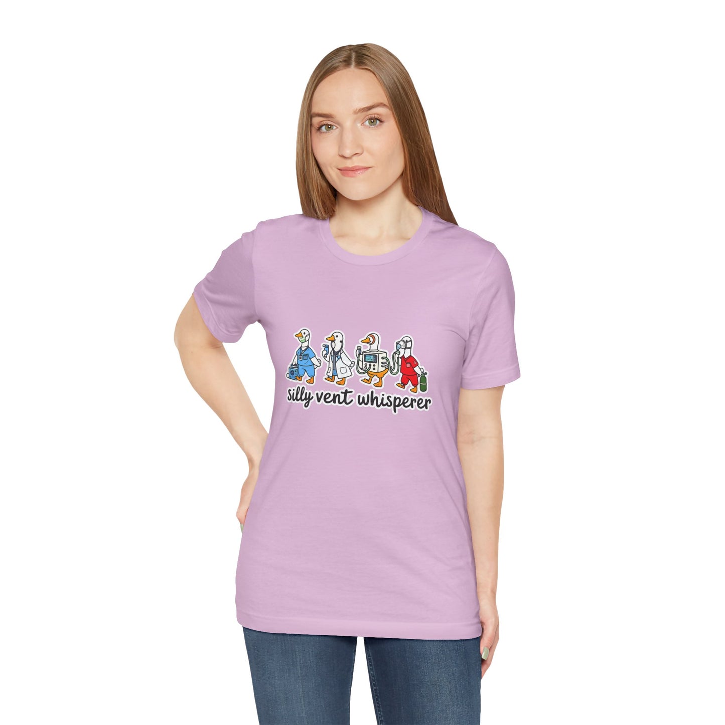 Silly Vent Whisperer Tee — Funny Crew respiratory care club